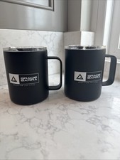 Caneca de acampamento MMA Gracie Jiu Jitsu xícara de chá café isolada conjunto caixa logotipo 12 oz, usado comprar usado  Enviando para Brazil