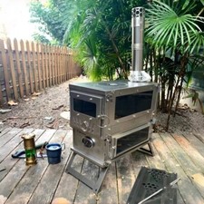 Camping titanium stove d'occasion  Expédié en Belgium