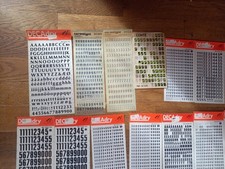 Planches lettres chiffres d'occasion  Briey
