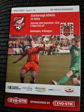 Scarborough athletic colne. for sale  NOTTINGHAM