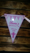 Personalised girls christening for sale  THETFORD