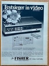 Fisher vhs videorecorder gebraucht kaufen  Aßlar