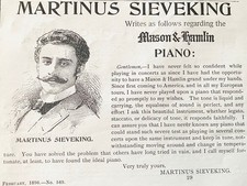 Mason hamlin 1896 for sale  Dulac