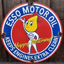 Plaque émaillée esso d'occasion Plaque émaillée esso d'occasion  Soultz-sous-Forêts