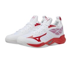 Usado, Tênis de vôlei feminino Mizuno Wave Dimension EUA 11 UE 42.5 branco vermelho em excelente estado usado comprar usado  Enviando para Brazil