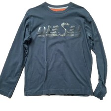 Camisa masculina vintage Diesel LS média preta gola redonda vintage diesel T KEEP FROZEN comprar usado  Enviando para Brazil