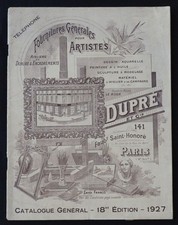 1927 dupré catalog d'occasion  Expédié en Belgium