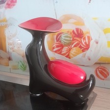 Schwarz rot vase gebraucht kaufen  Weinböhla