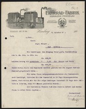 Rechnung hamburg 1907 gebraucht kaufen  Berlin