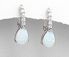 Opal earrings solid for sale  Forest Hills