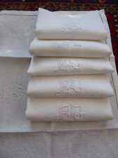 Serviettes anciennes table d'occasion  Foix