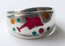 Ring bunten inlays gebraucht kaufen  Maintal
