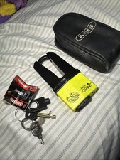 Abus Granit Quick 37/60 trava de disco de freio com estojo e chave fabricada na Alemanha comprar usado  Enviando para Brazil