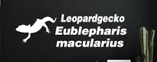 Leopardgecko aufkleber terrari gebraucht kaufen  Papenburg