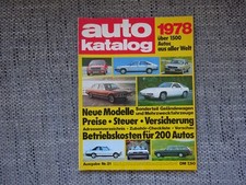 Auto katalog 1978 gebraucht kaufen  Oberhausen