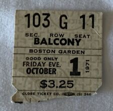 Ticket stub boston for sale  Richboro