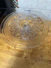Suporte para bolo Imperial Glass Ohio Cape Cod transparente vintage 10 1/2" pedestal vintage MCM comprar usado Suporte para bolo Imperial Glass Ohio Cape Cod transparente vintage 10 1/2" pedestal vintage MCM comprar usado  Enviando para Brazil