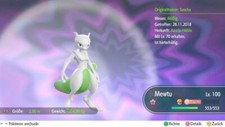 Legendäres pokémon mewtu gebraucht kaufen  Friedrichsdorf