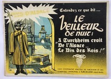 Carton publicitaire veilleur d'occasion  Tigy