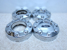 CONJUNTO DE TAMPA CENTRAL CROMADA RODA DE LIGA LEVE FORD F-250 / F-350 SUPER DUTY 4X4 OE 17" #2H-3 comprar usado  Enviando para Brazil