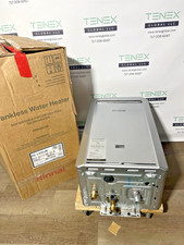 Usado, Aquecedor de água externo sem tanque Rinnai RE199eN 199k BTU gás natural (C-13 #0914) comprar usado  Enviando para Brazil