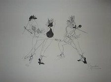 Boucheix lithographie signée d'occasion Boucheix lithographie signée d'occasion  Paris IX