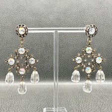Usado, Brincos de gota lustre Aurora Boreal cristal pendurado joia declaração boho comprar usado  Enviando para Brazil