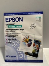Papel brilhante qualidade fotográfica jato de tinta impressora Epson 31 folhas 8,5 x 11 (b12) comprar usado  Enviando para Brazil