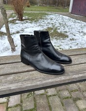 Botas de tornozelo Bally Adrian Switzerland masculinas de couro com zíper Chelsea Reino Unido 8,5 F pretas, usado comprar usado  Enviando para Brazil