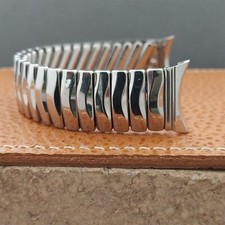 Pulseira de relógio vintage JB Champion expansão de aço inoxidável alargada década de 1950 não usada comprar usado  Enviando para Brazil