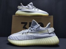 Tênis Adidas Yeezy Boost 350 V2 cinza estático não reflexivo EF2905 tamanho 9.5 EUA comprar usado  Enviando para Brazil