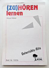 Hören lernen klaus gebraucht kaufen  Stuttgart