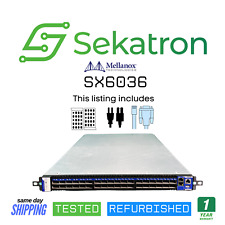 ♻️ Switch Mellanox SX6036 36 Portas 40GB Homelab Dual PSU com MLNX-OS⚡Frete Rápido comprar usado  Enviando para Brazil