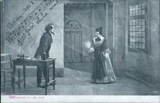 Cq483 cartolina musica usato  Tramonti