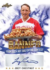 Usado, Cartão automático autografado banido por Joey Chestnut por Leaf/400 raro campeão de cachorro-quente comprar usado  Enviando para Brazil