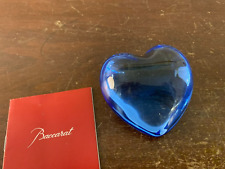 Presse Carta Cuore Blu Cielo Modello Amore Cristallo Baccarat comprar usado  Enviando para Brazil