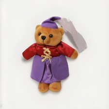 Chapéu social Keel Toys 8” menina de pelúcia urso marrom fada princesa madrinha vermelho roxo comprar usado  Enviando para Brazil