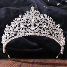 Tiara de cristal grande 7,3 cm de altura coroa casamento rainha princesa formatura feminina comprar usado  Enviando para Brazil