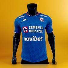 Usado, Mans Cruz Azul Tamanho L Extra Slim Fit 2026 Versão Jugador Jogador Local Maquina comprar usado  Enviando para Brazil
