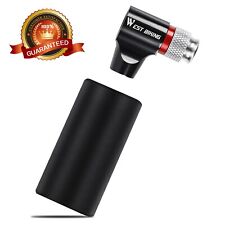WEST BIKING Mini Bicicleta Bomba Tubo Pneu Bicicleta Ciclismo CO2 Gás Pneu Inflador Preto comprar usado  Enviando para Brazil