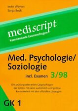 Medizinische psychologie sozio gebraucht kaufen  Berlin