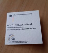 Zertifikat 100 euro gebraucht kaufen  Ihrlerstein