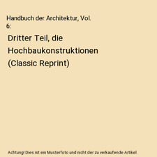 Handbuch architektur vol gebraucht kaufen  Trebbin