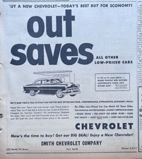 1954 newspaper chevrolet for sale  Houlton