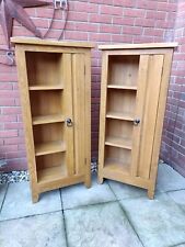 Oak dvd storage for sale  NEWTON ABBOT