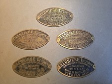 Plaques constructeur bronze d'occasion  Servian