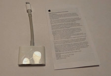 Adaptador AV digital Apple Lightning MD826AM/A - A1438 OEM testado funcional. Usado comprar usado  Enviando para Brazil