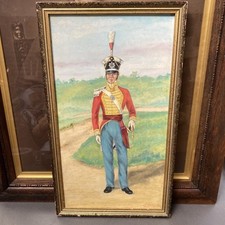 Vintage military painting for sale  LIVERPOOL