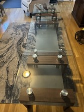 Piece glass coffee for sale  Lowell