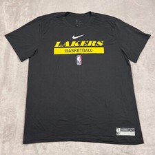 Camisa masculina Los Angeles Lakers X Nike extra grande preta DriFit NBA projetada comprar usado  Enviando para Brazil